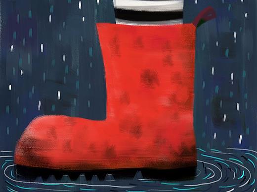 雨天（個人主頁-ZMjk0NjI0MDg=） - 兒童插畫 - 站酷設(shè)計師ccccliu原創(chuàng)素材 - 站酷ZCOOL
