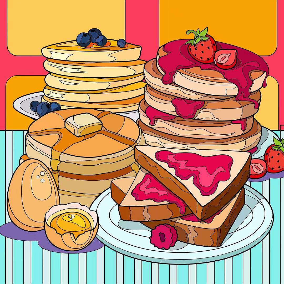 深夜放毒,饿了吗,饿了就还请点个赞