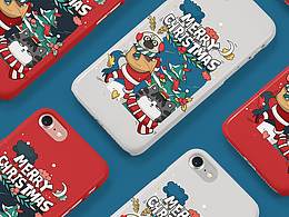 手繪吾皇巴扎黑手機(jī)殼