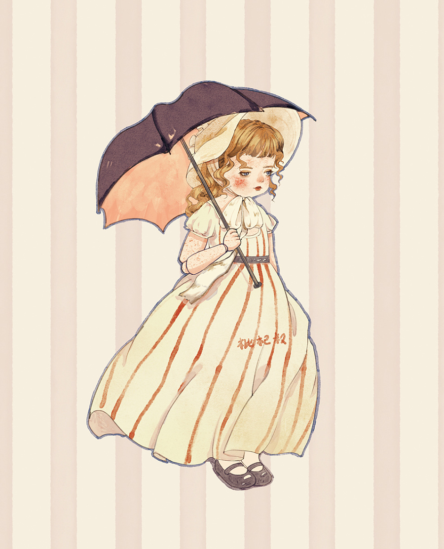 复古娃娃|商业插画|插画|小小小叔 - 原创设计作品 - 站酷 (zcool)