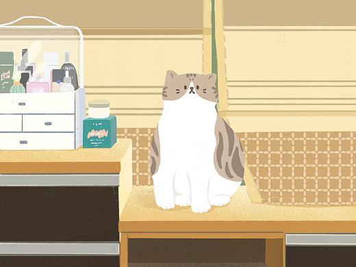土肥圆 /猫咪插画/第一波