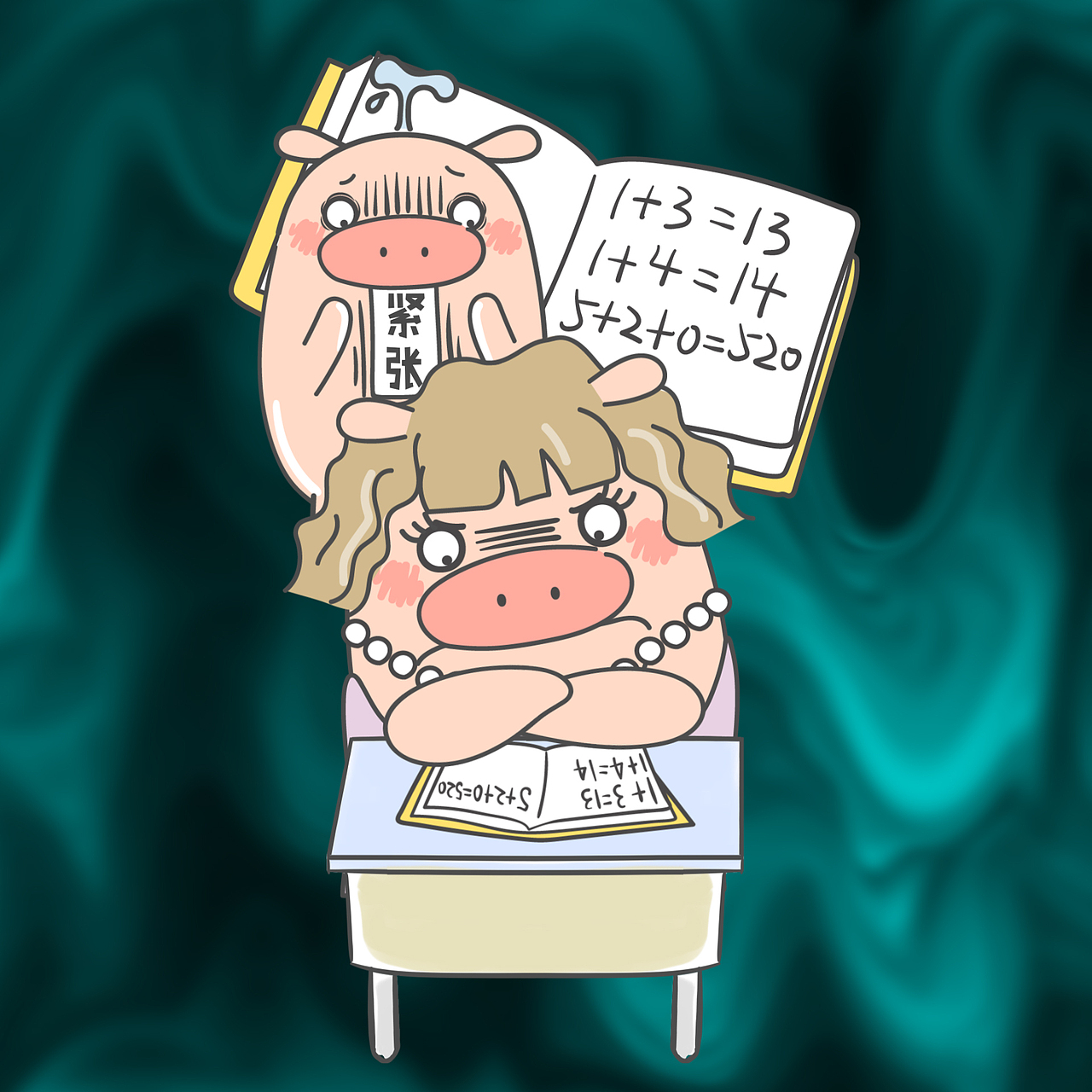 小狮子赛几猪王子谁来救救我的数学tat