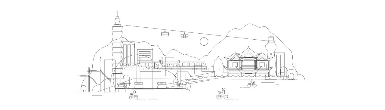 城市插画2（图ZODIyMzMzODQ=） - 创作习作 - 站酷设计师scrin原创素材 - 站酷ZCOOL