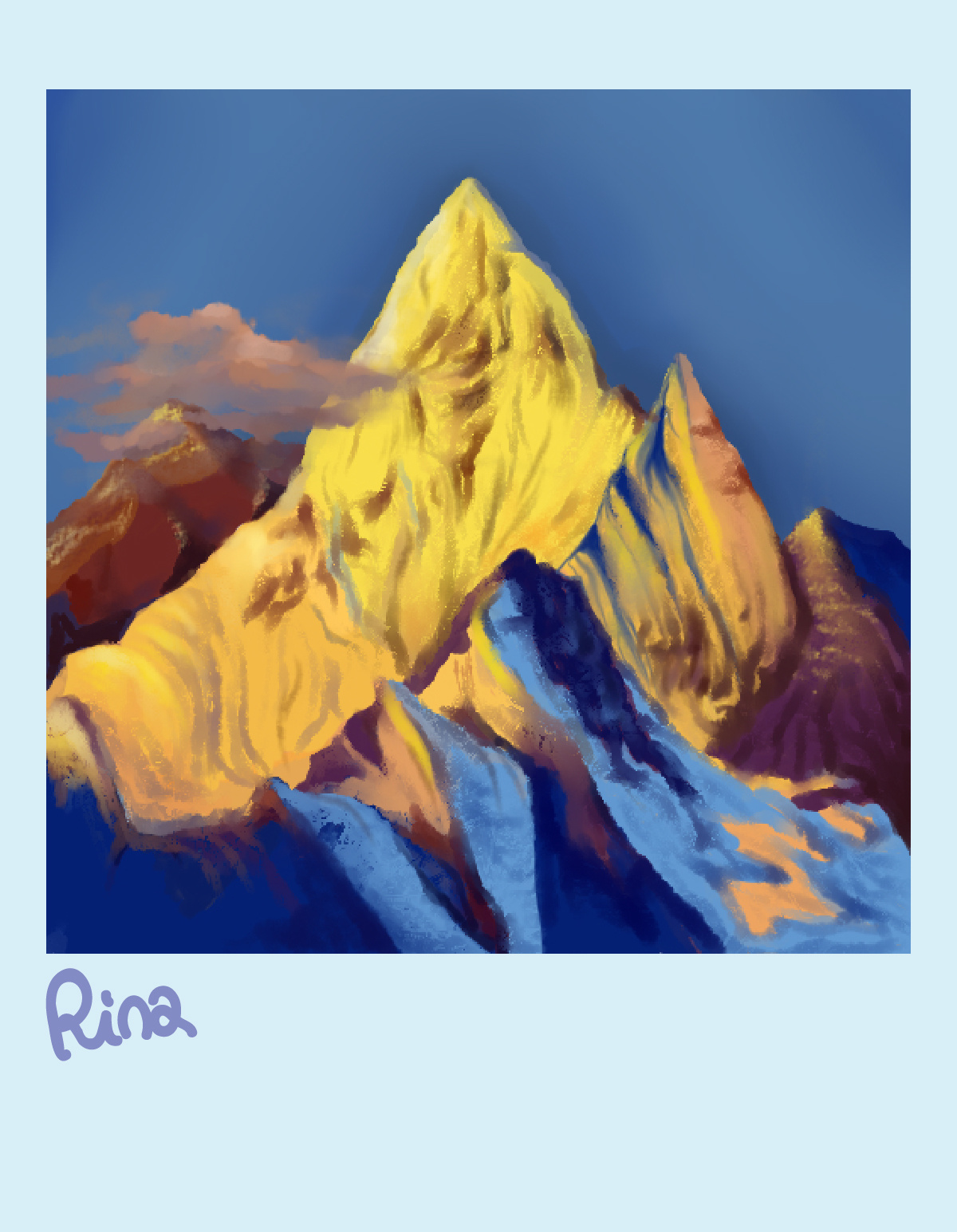 雪山|插画|创作习作|xlnana - 原创作品 - 站酷 (zcool)