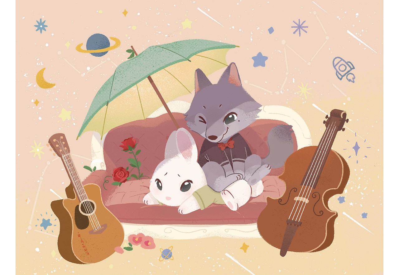 2021年回顾（图ZMjgyMzg5ODY4） - 儿童插画 - 站酷设计师方快块快快块原创素材 - 站酷ZCOOL