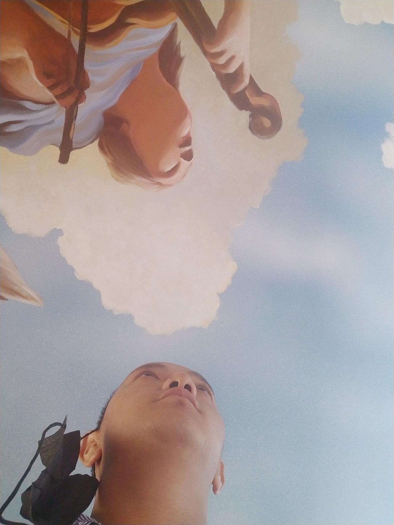 云南壁画天顶穹顶壁画墙绘手绘墙欧式油画