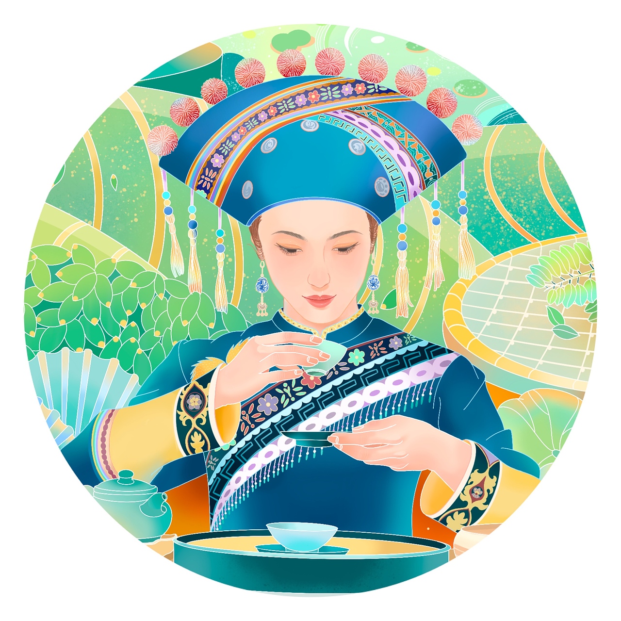 壮族少数民族包装设计作品信息创作时间2021/09/02收录收藏夹查看更多