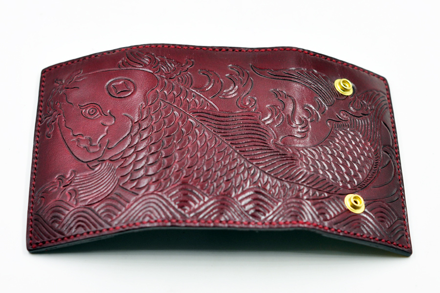 moli皮具-鱼纹车钥匙包