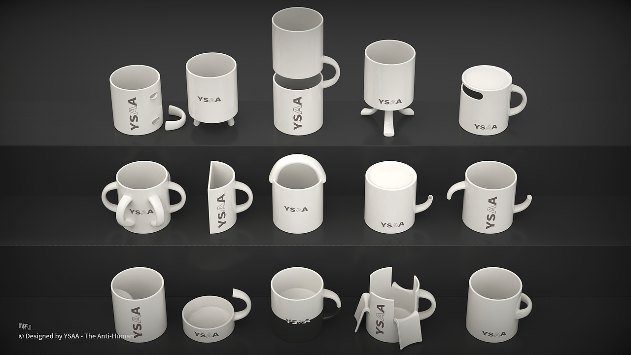 『杯』馬克杯 反人類設(shè)計(jì)杯子（圖ZMjg5MTUyODE2） - 產(chǎn)品 - 站酷設(shè)計(jì)師魚魚王2222原創(chuàng)素材 - 站酷ZCOOL