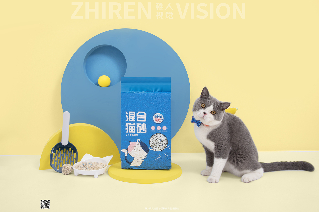 立白乐宠-倔强的尾巴猫砂产品摄影（图ZMjI4MzkwMDg4） - 产品摄影 - 站酷设计师稚人视觉影像原创素材 - 站酷ZCOOL
