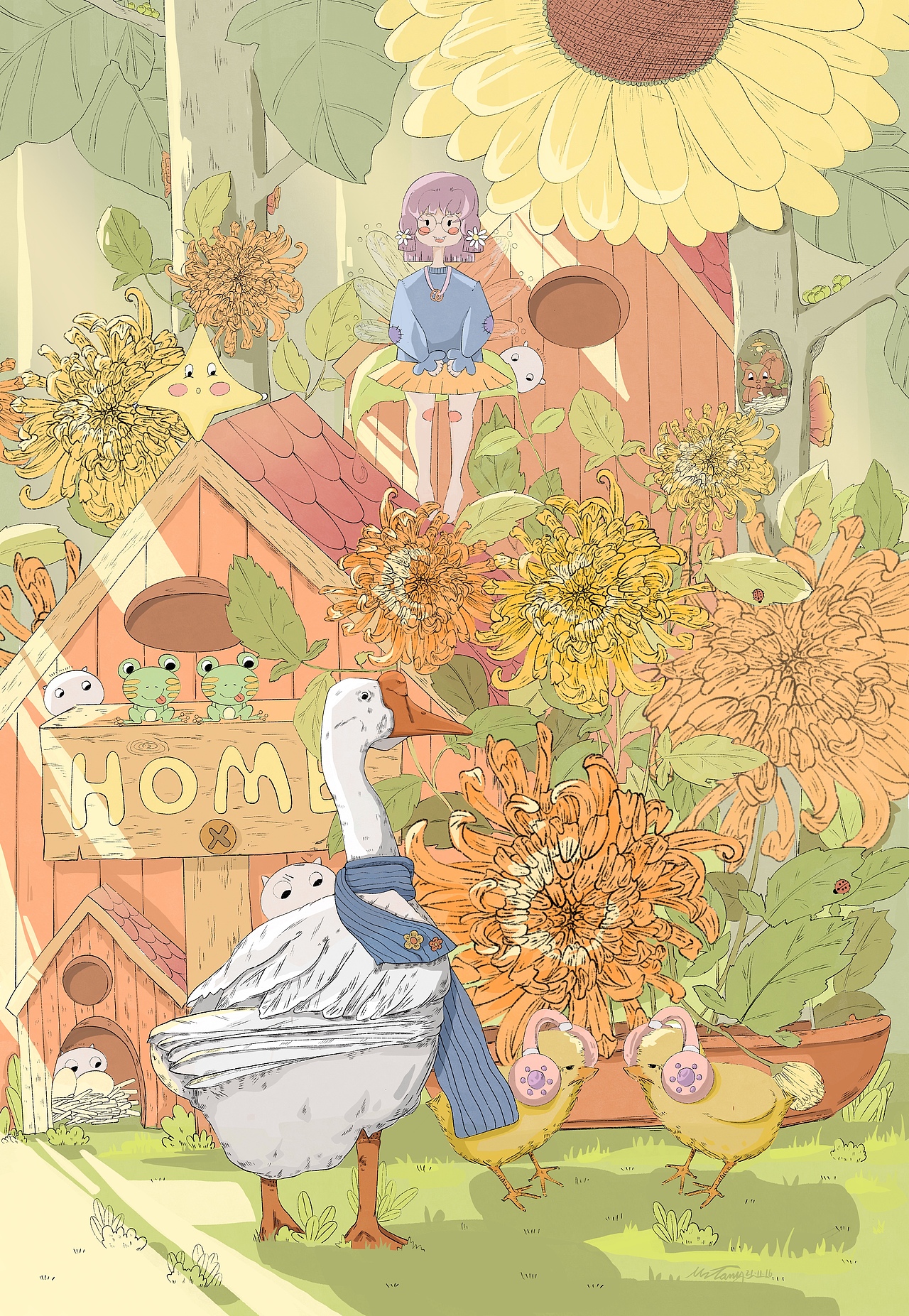 秋色（图ZMjc4MDQ0MDE2） - 创作习作 - 站酷设计师霉子糖原创素材 - 站酷ZCOOL