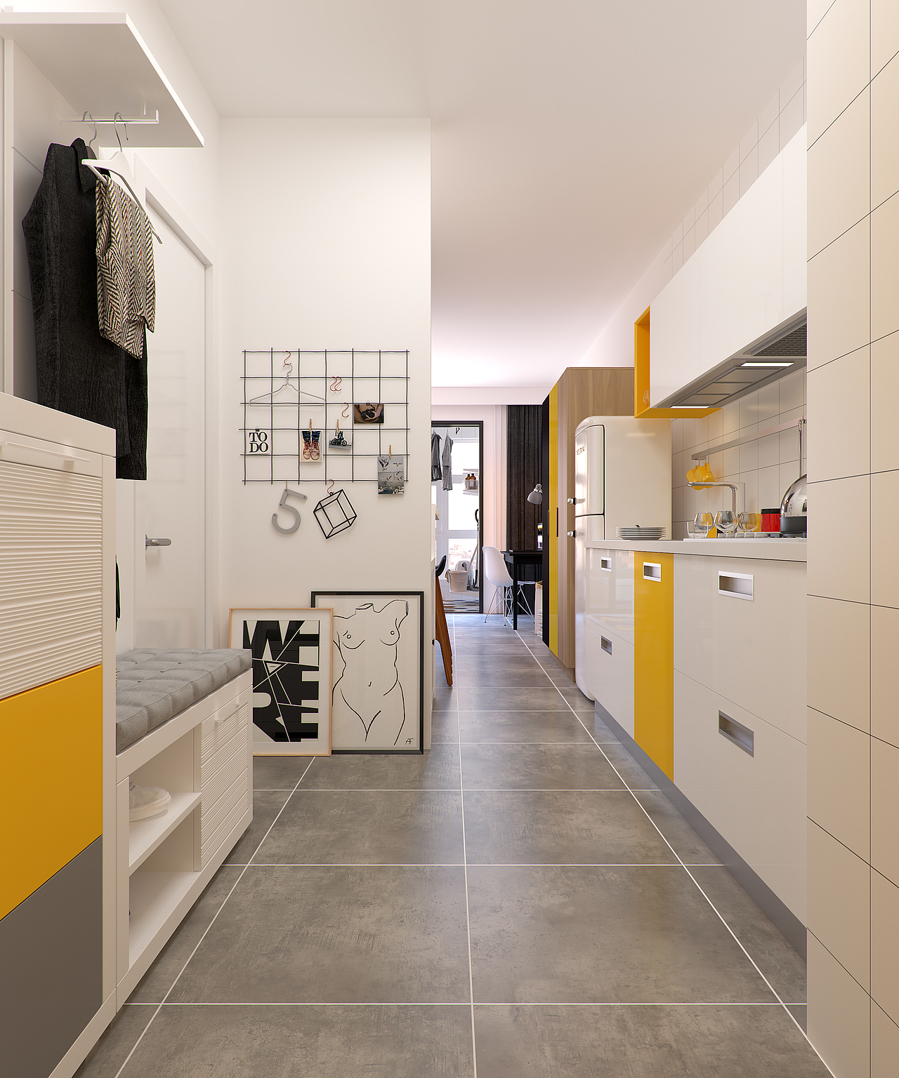 【黄色图片】单身公寓畅想曲（图ZOTY2MTA2NTI=） - 家装设计 - 站酷设计师像云原创素材 - 站酷ZCOOL