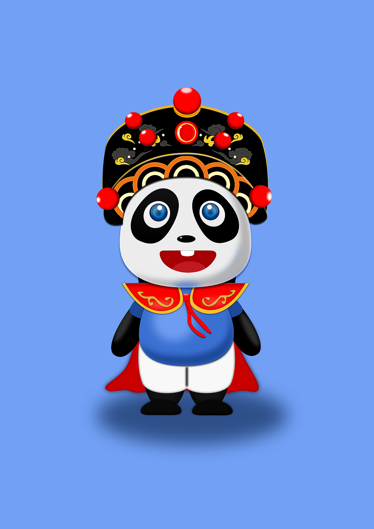 巴蜀~川剧情（图ZODU5MzcwMzY=） - IP形象 - 站酷设计师丶蠢得死原创素材 - 站酷ZCOOL