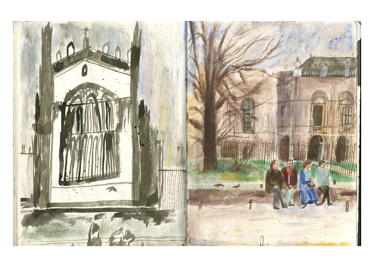 附上两张速写照片记录~