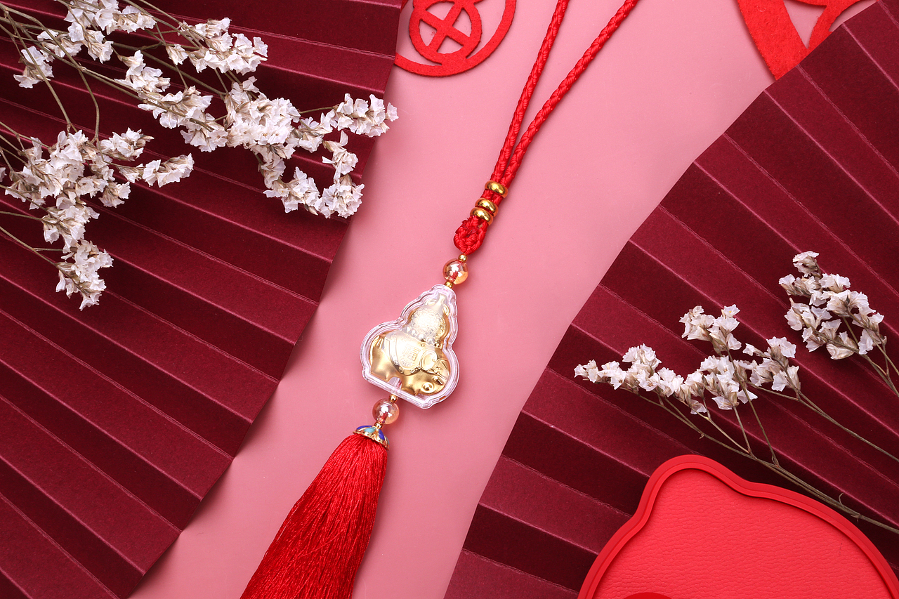 平安吉祥 | 足金挂件摄影