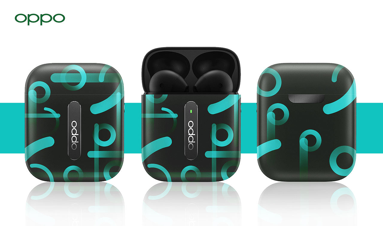 OPPO Enco Free耳机套设计大赛（图ZMTg5OTYzMTIw） - 图案 - 站酷设计师影子是小颖子原创素材 - 站酷ZCOOL