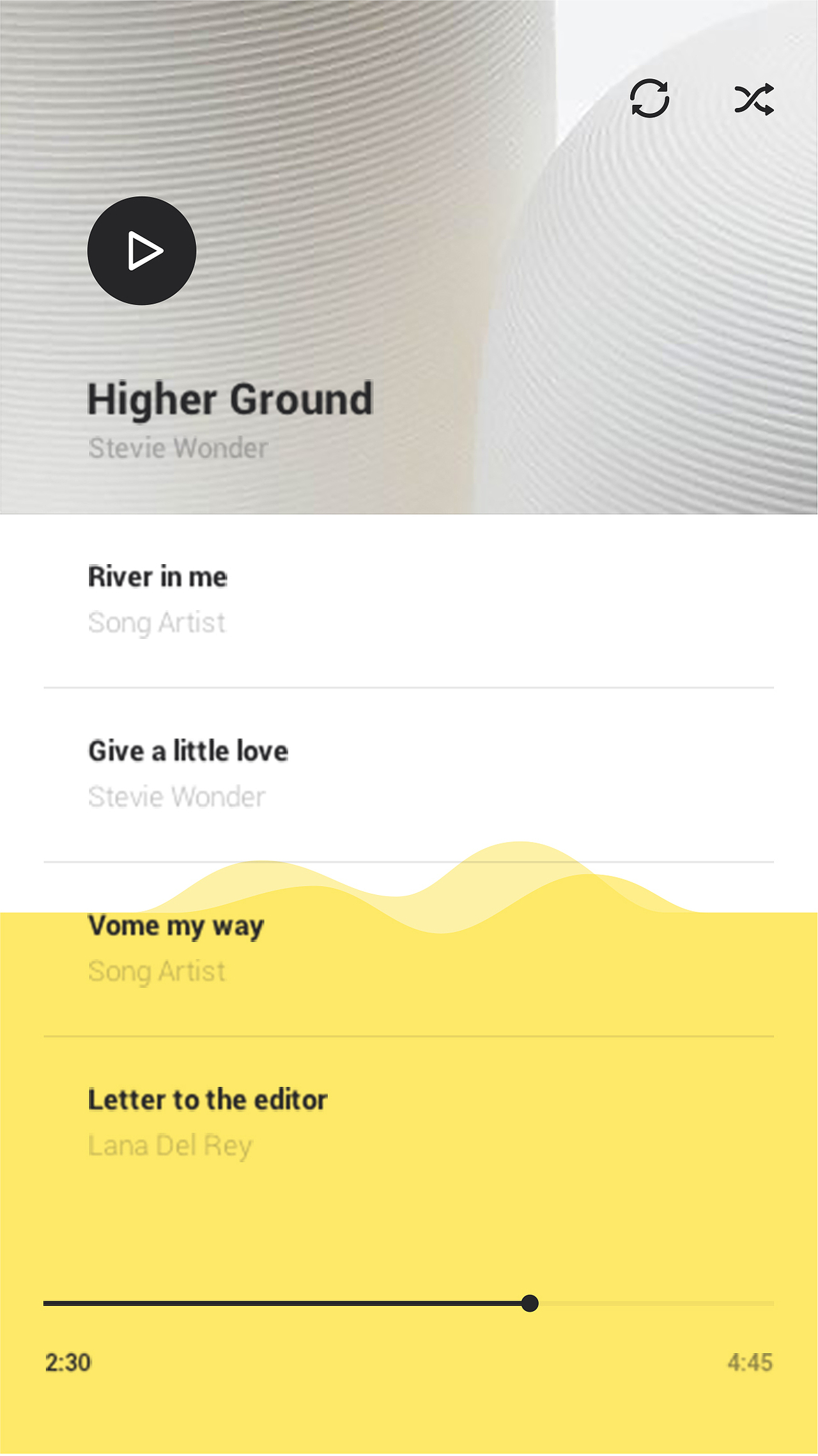 手机界面设计练习