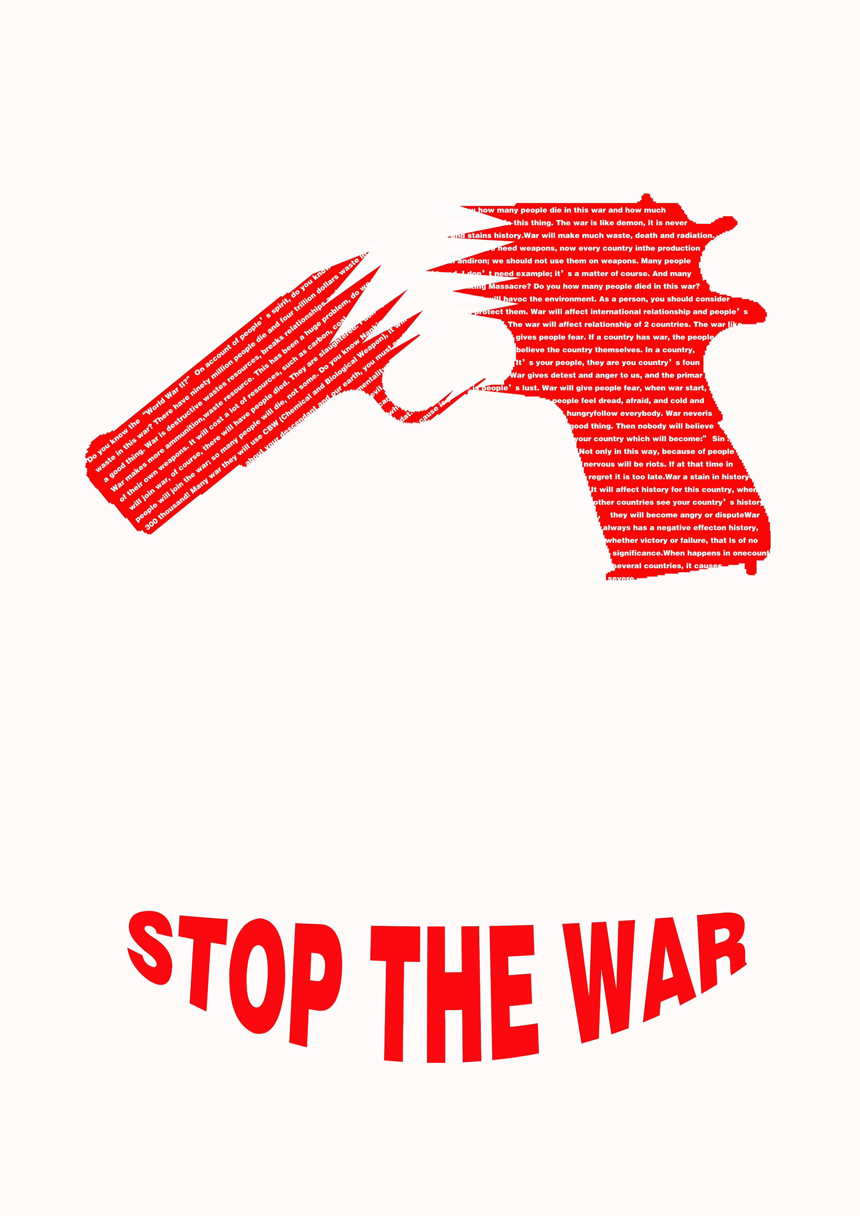 拒绝战争的海报图片