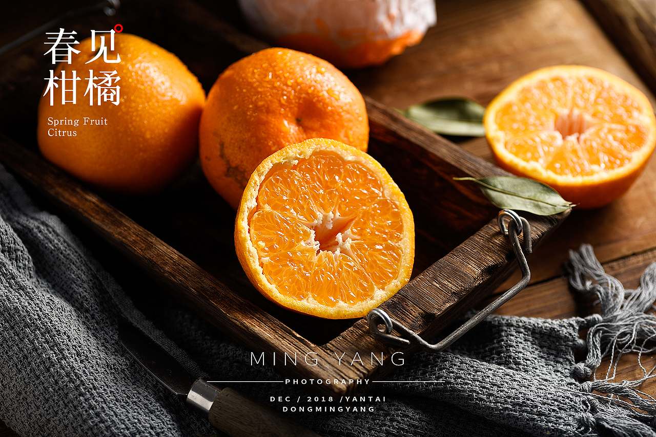 柑橘水果拍摄