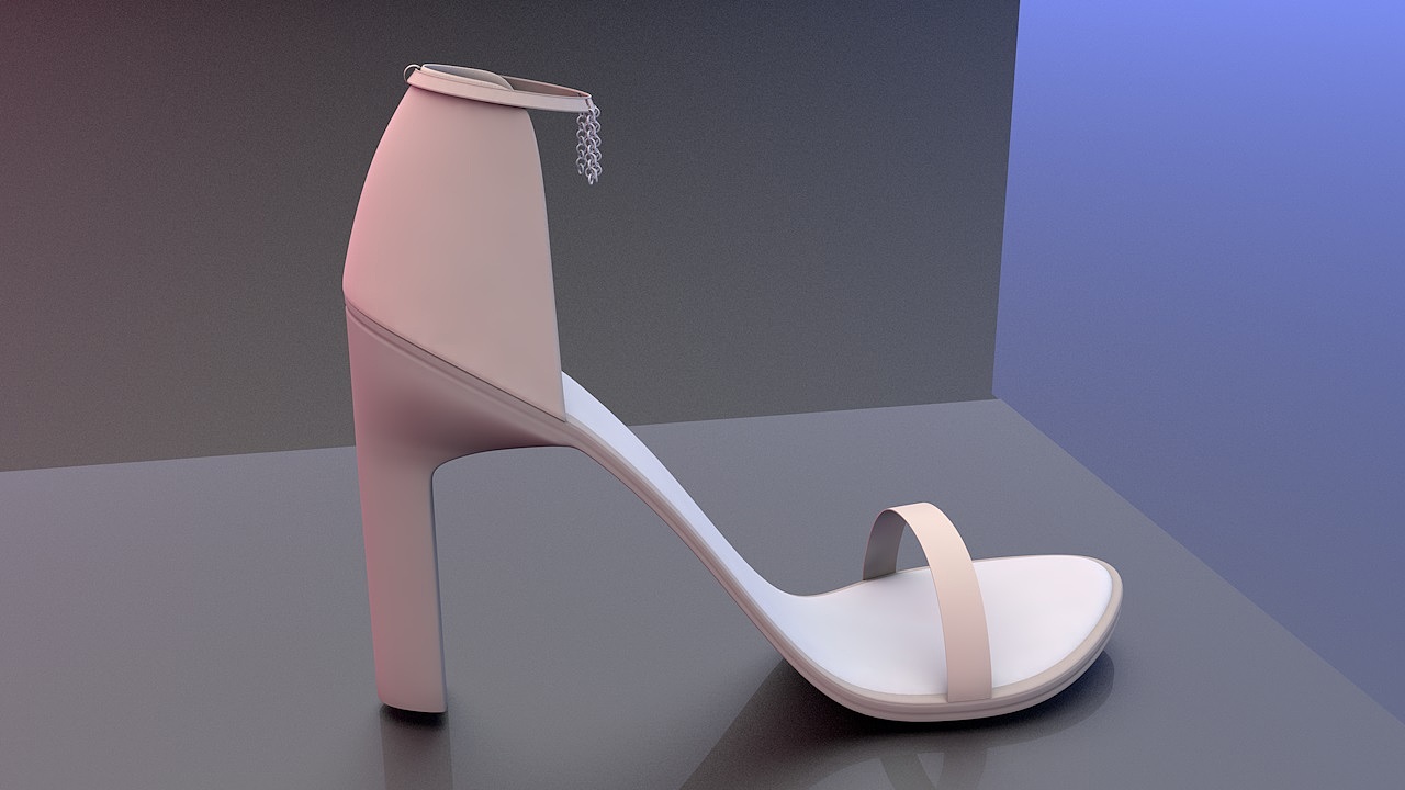 c4d高跟鞋建模学习