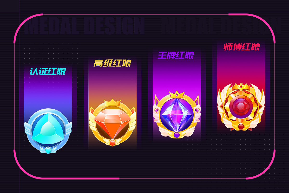 相亲红娘称号/勋章/头像框（图ZMjY5NzgwMzg4） - 其他UI - 站酷设计师柒個不倒貓原创素材 - 站酷ZCOOL