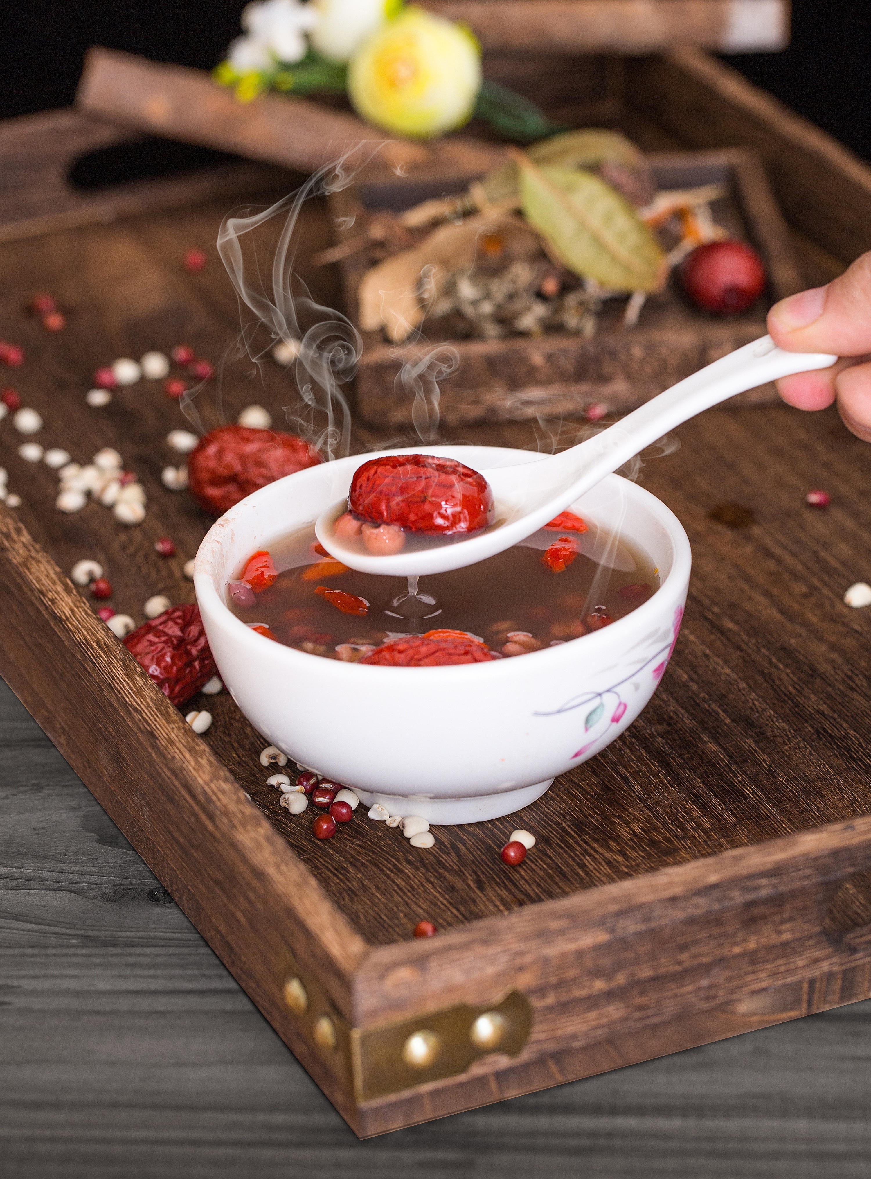 红豆薏米粥,祛湿常用