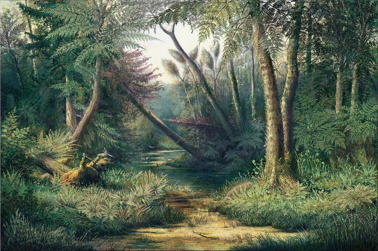 45亿—2.48亿年前)复原图