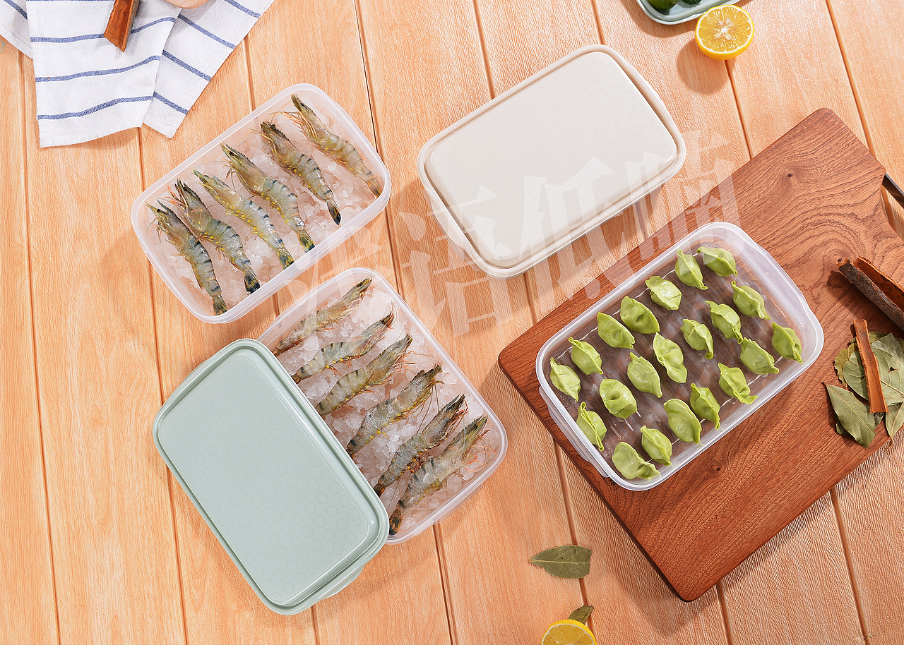 原创摄影 冷鲜盒、冰糕盒、米桶、保鲜盒