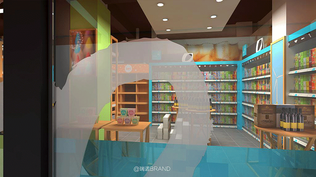 零居超市（图ZMjQ4NTMwMTM2） - 商业空间设计 - 站酷设计师瑞诺BRAND原创素材 - 站酷ZCOOL