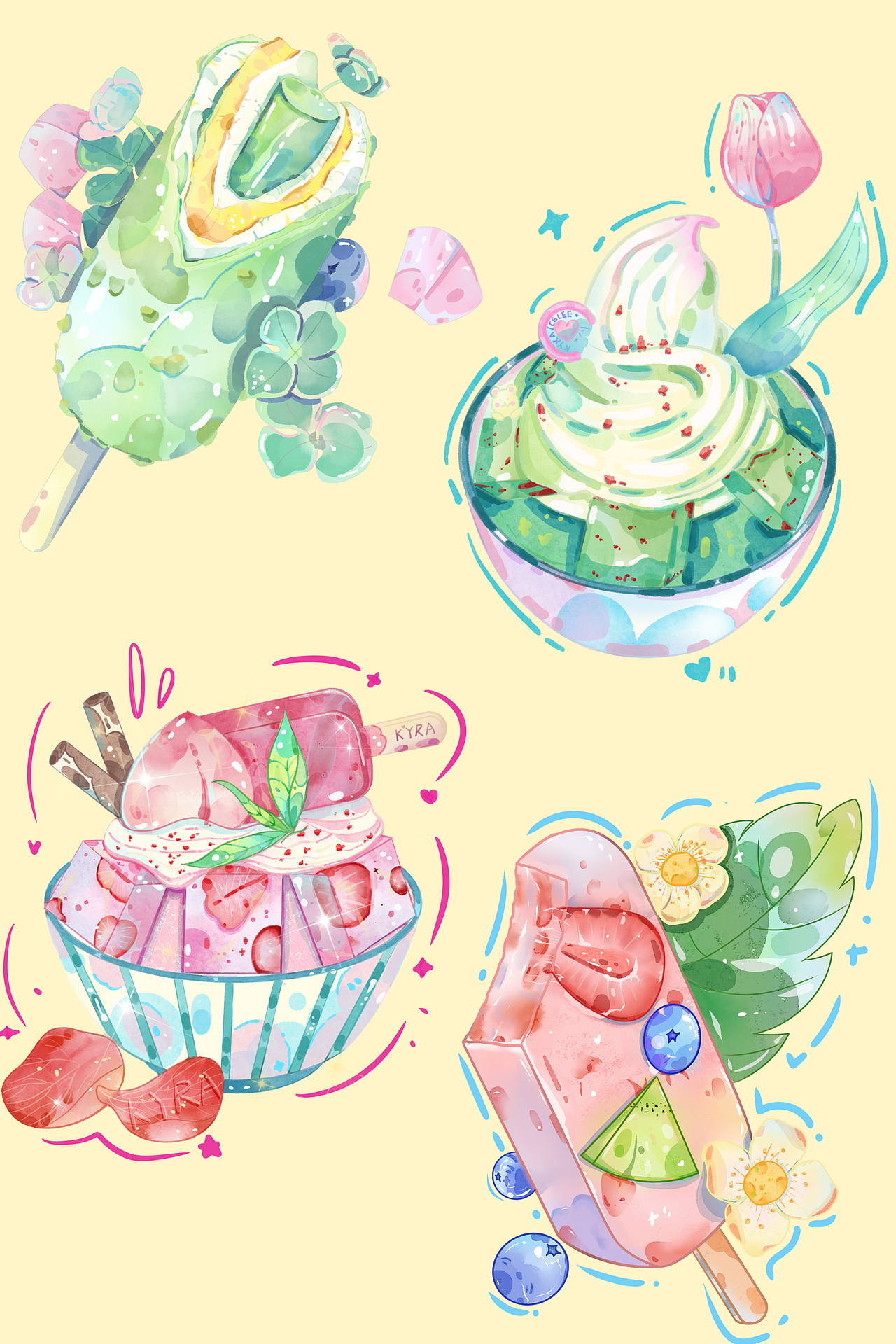 水彩作业小合集