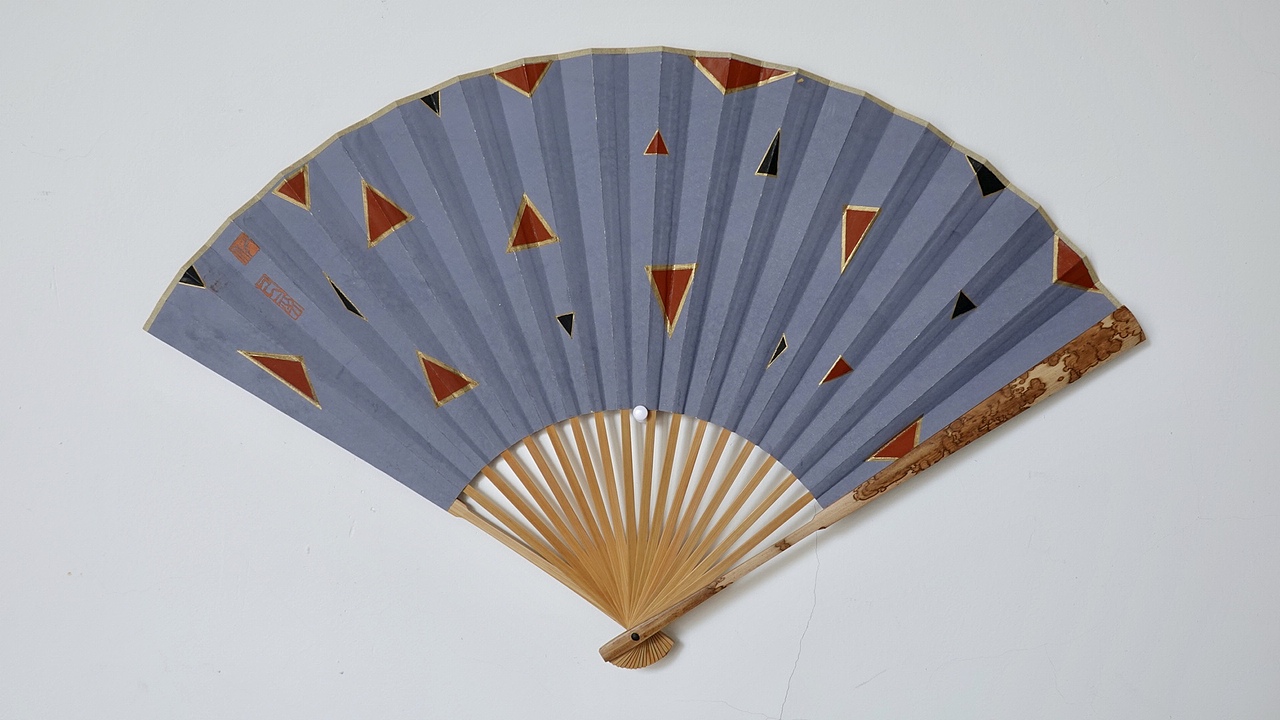 广也作品 . 折扇 . 国画 . 手绘 . 国风