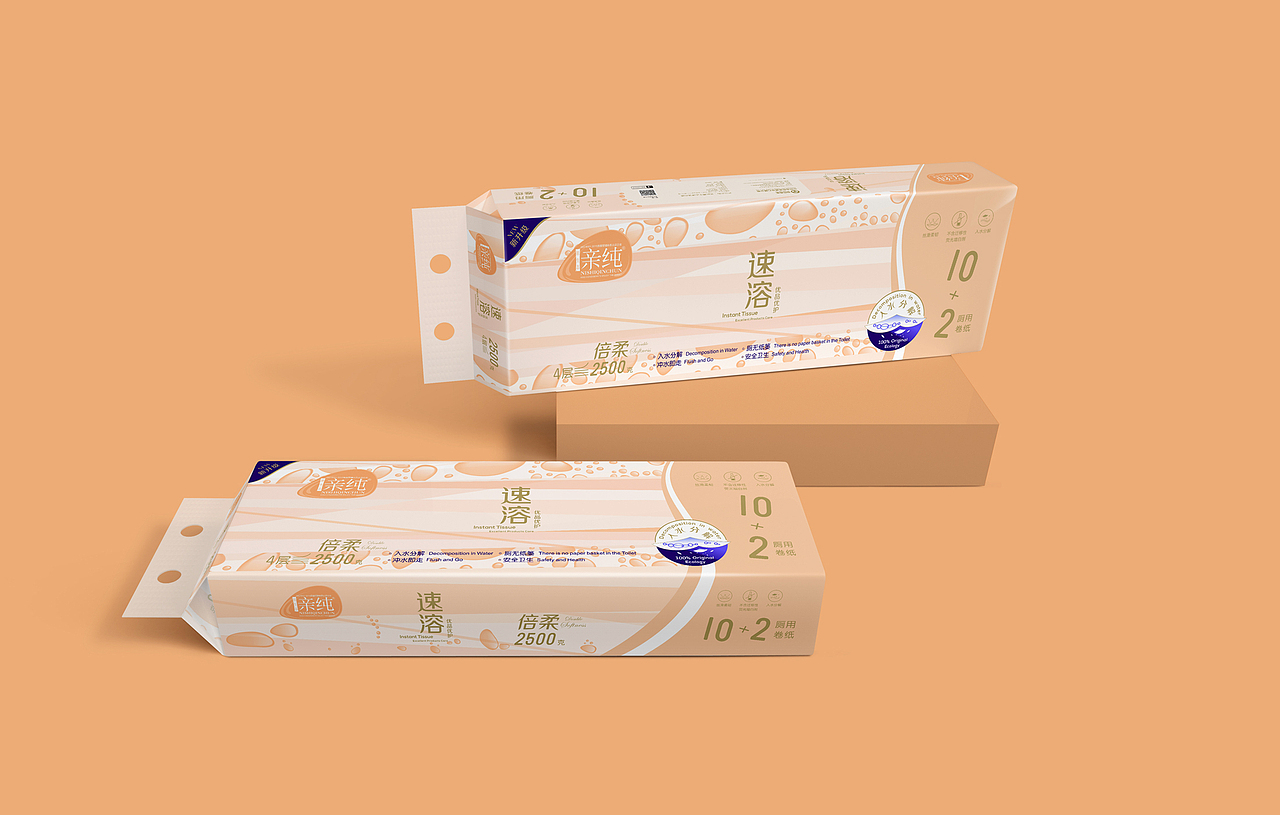 格外设计 │ 生活用纸做案记 │ 亲纯（图ZMjMxNDM3NzA0） - 包装 - 站酷设计师格外品牌原创素材 - 站酷ZCOOL