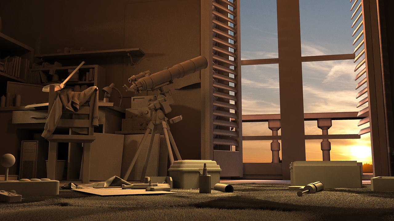 室内场景深入打光