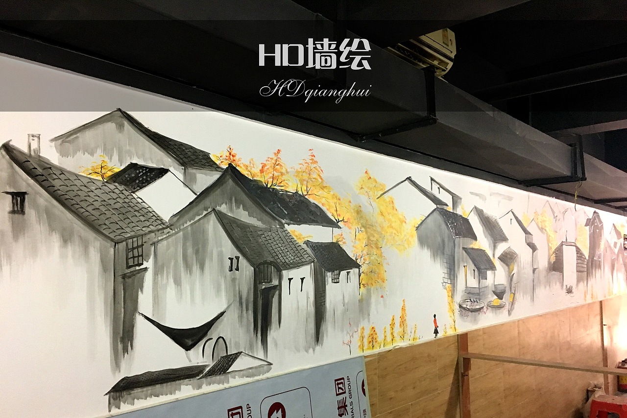 胡胖子&家具工厂 墙绘（图ZNzUzODg2MzY=） - 其他手工艺 - 站酷设计师黄伟达绘典文化原创素材 - 站酷ZCOOL