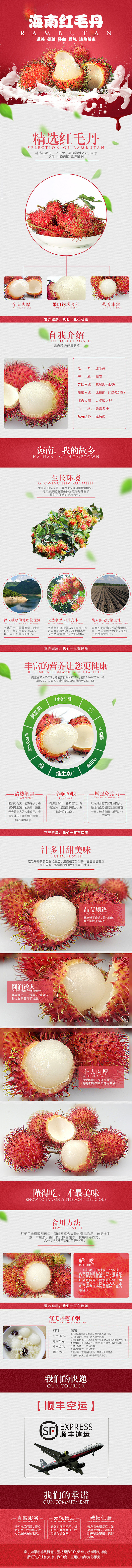 海南红毛丹水果