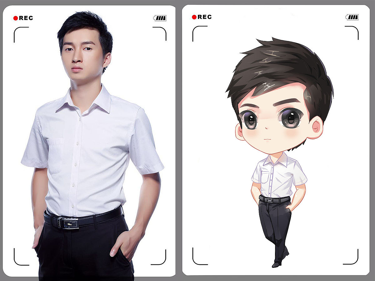 周边设计产品 照片转q版【墨非凡画坊】