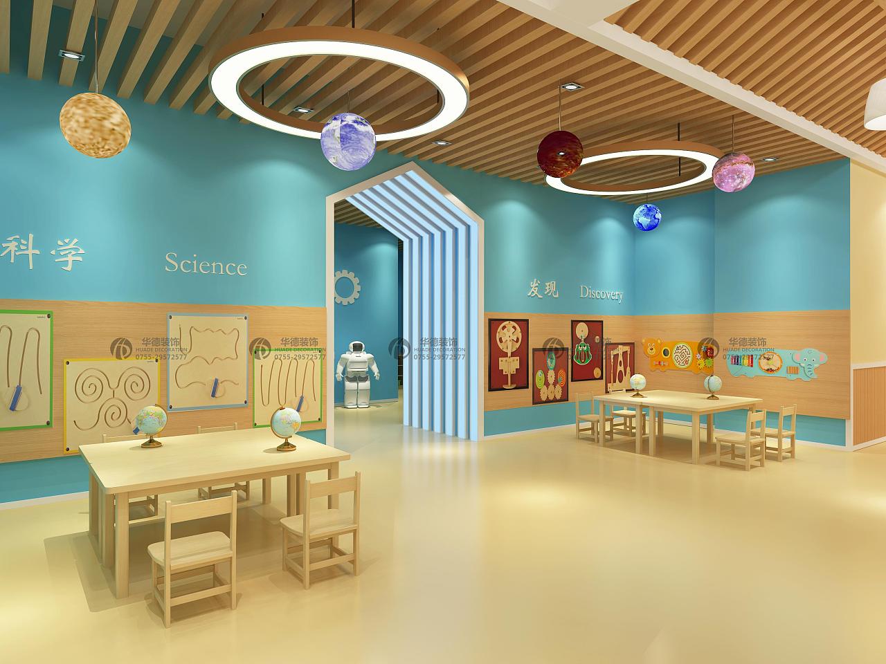 早教中心里的亲子教室设计装修图_keepdream-站酷ZCOOL