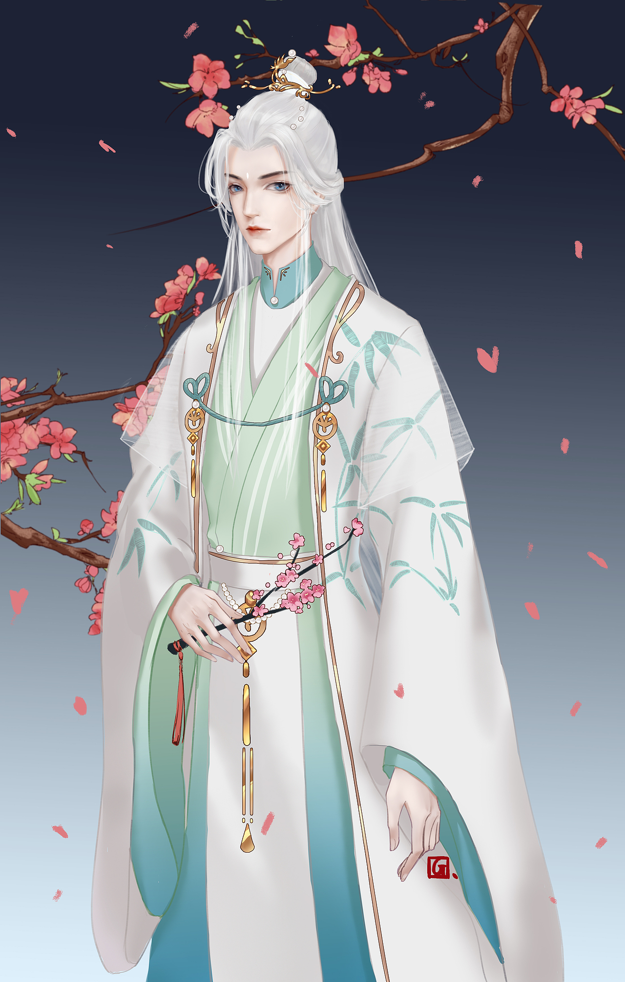 【原创】古风立绘-寻心 含过程