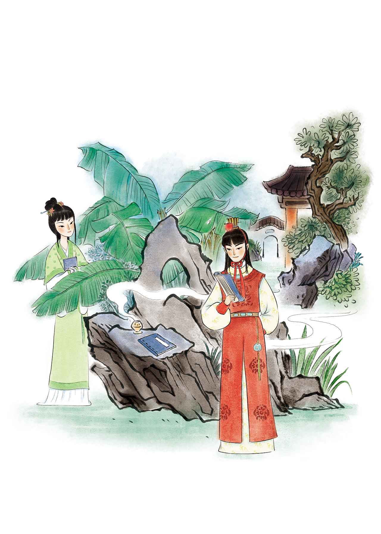 名家文学学本——孔子(封面+内插)、曹雪芹(封面)