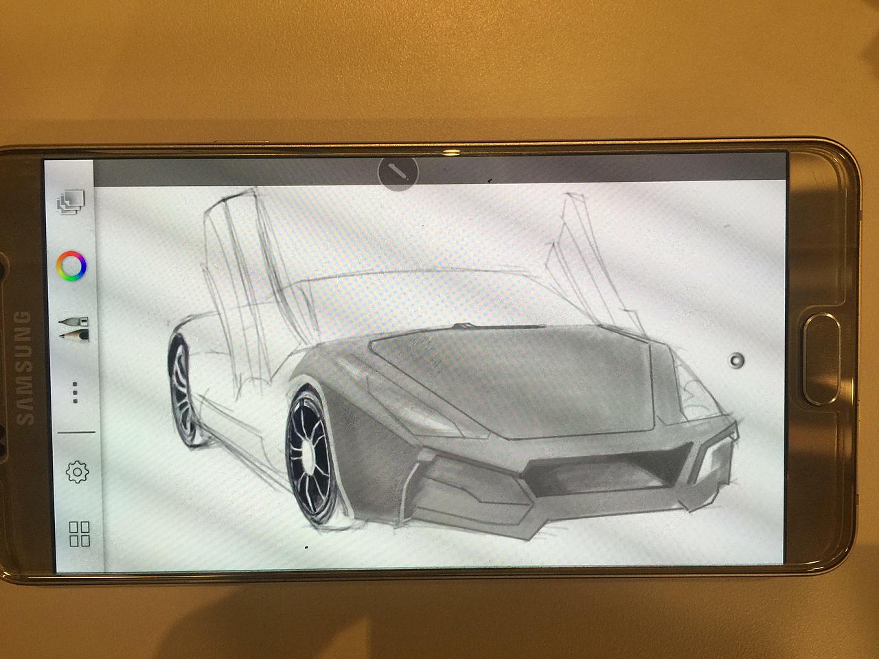 手机画-兰博基尼