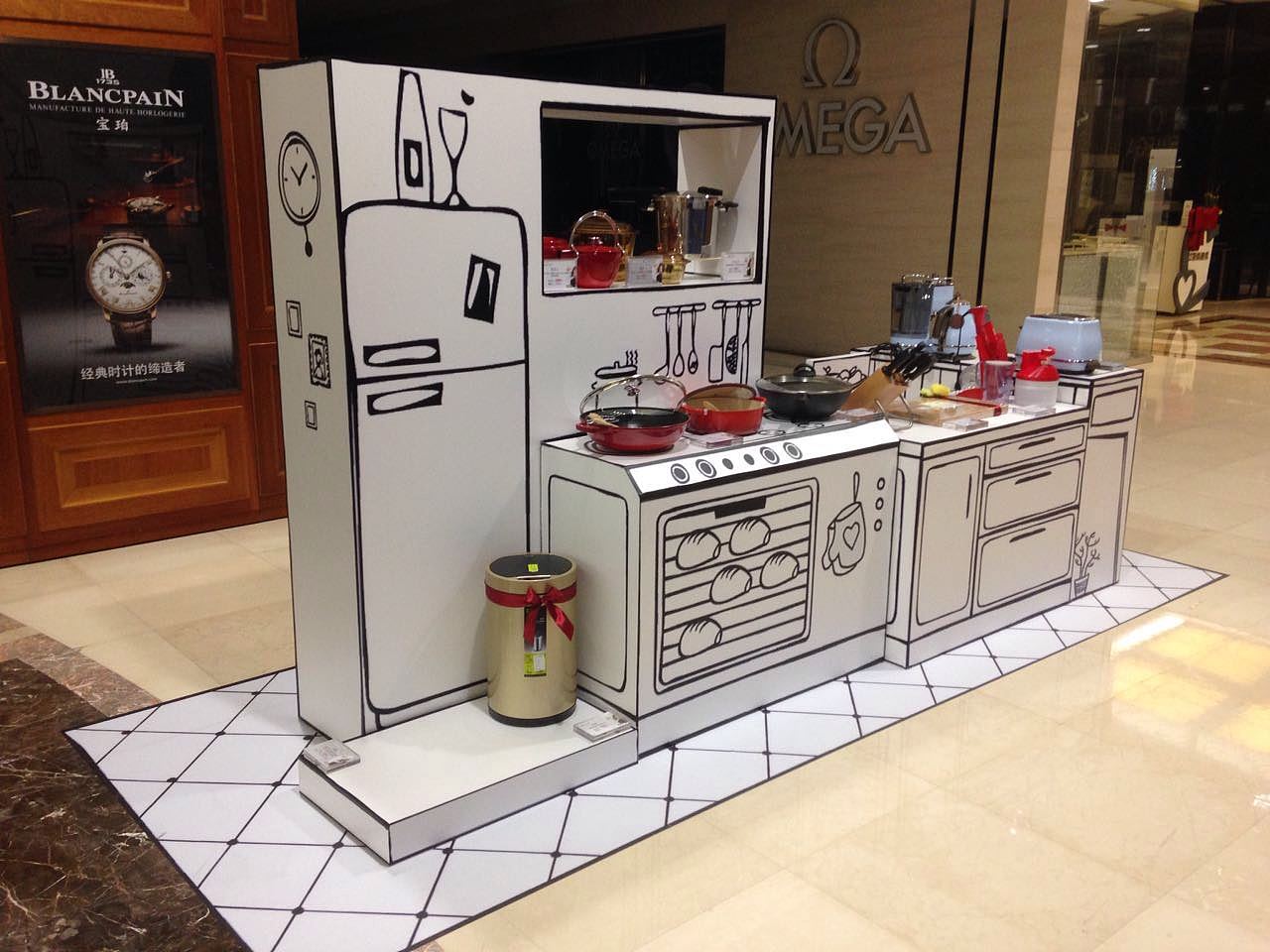 家居节 线描主题家居商品陈列设计（图ZMTM1NTQwODQ0） - 展陈设计 - 站酷设计师赛赛也还好原创素材 - 站酷ZCOOL