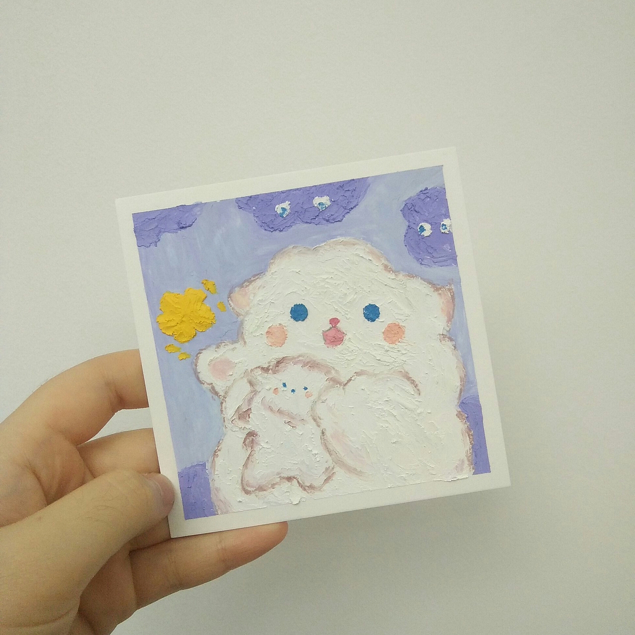 油画棒「肥羊来啦!」。