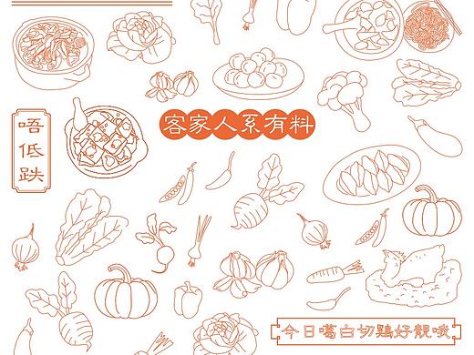 客至客家美食LOGO提案