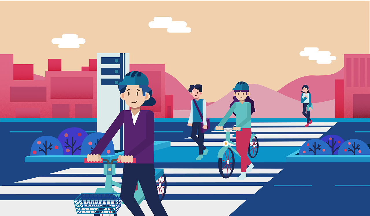 礼让斑马线mg动画安戈力文化