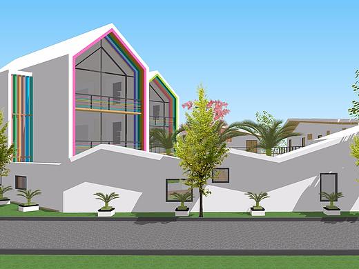 Oilya内江幼儿园建筑设计（个人主页-ZMjQzOTcxNjg=） - 建筑设计 - 站酷设计师Oilya空间原创素材 - 站酷ZCOOL