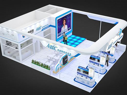 展会、展厅 cad施工图 展示柜 美陈 活动3d商场