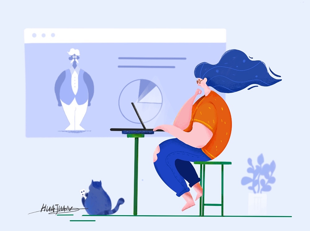 近期插画手绘参考临摹练习（图ZMTg2MDY2MTQ0） - 创作习作 - 站酷设计师HUAJUAN花卷原创素材 - 站酷ZCOOL