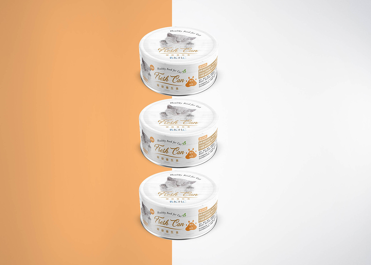 寵物貓罐頭包裝設計