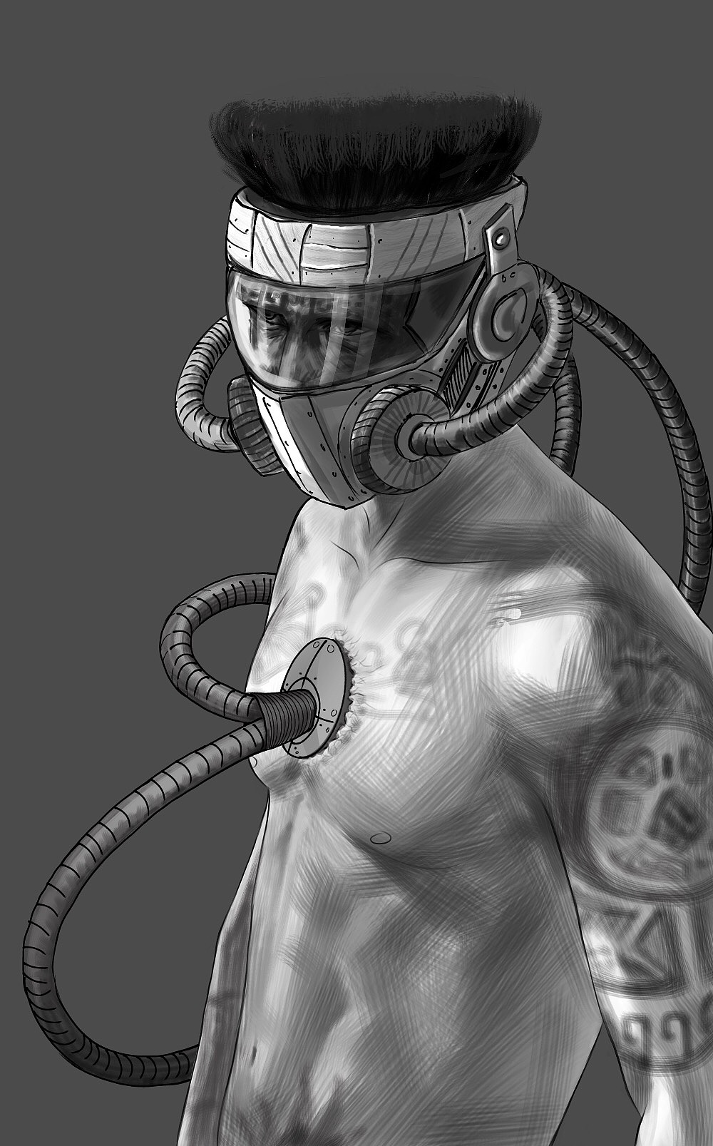 原画人物黑白稿