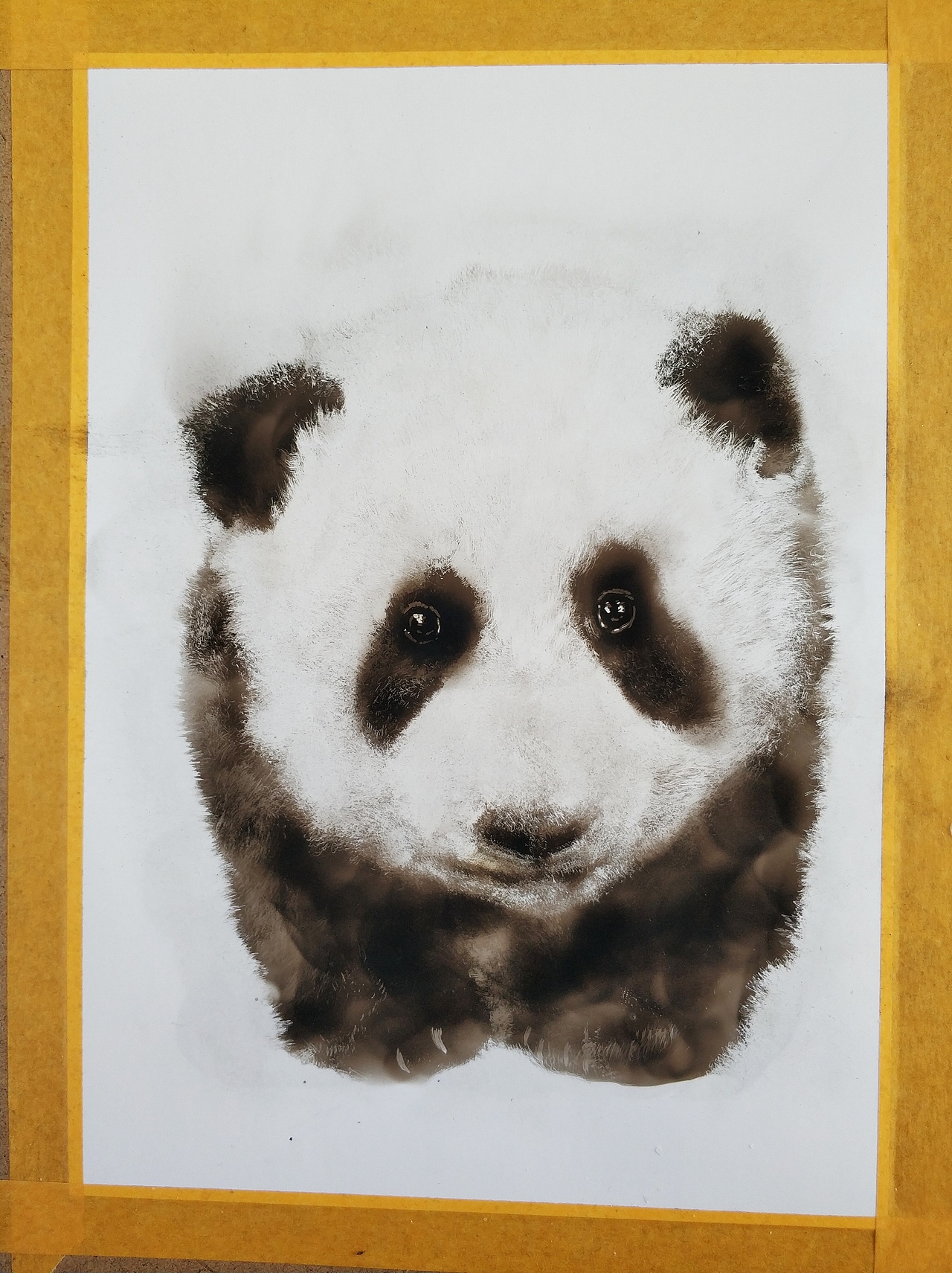 熊猫|纯艺术|绘画|一颗毒草_原创作品-站酷zcool